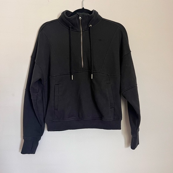 Avia Black Scuba Pullover Quarter Zip Size Small - Picture 1 of 7